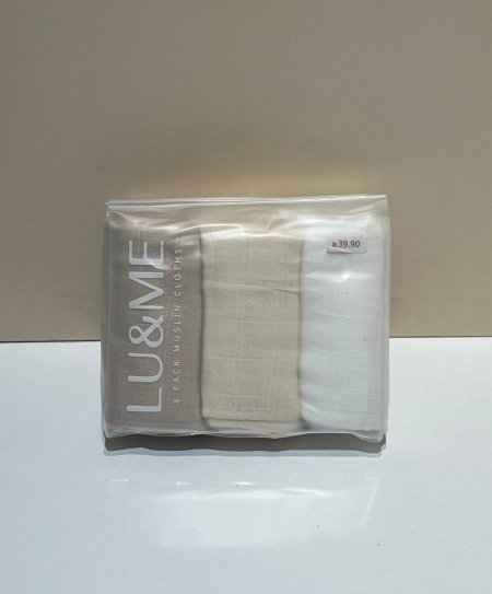 3 فوط تيترا قطن 100% LU&ME